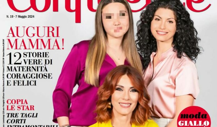 ''Ci siamo visti tre volte e sono rimasta incinta'': Milena Miconi posa con le figlie in copertina e racconta com'è nata la sua famiglia