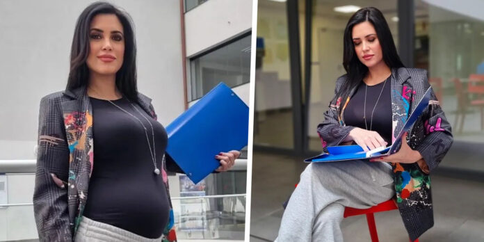 Claudia Ruggeri, Miss Claudia di 'Avanti un altro' e cognata di Sonia Bruganelli, dà un esame all'università al quarto mese di gravidanza: foto