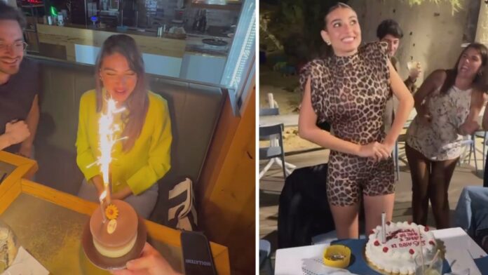 Rebecca Staffelli festeggia 26 anni con gli amici e il fidanzato