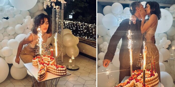 Rocìo Munoz Morales festeggia 36 anni col suo Raoul Bova e gli amici più cari a Roma: le foto del party 'ballerino'