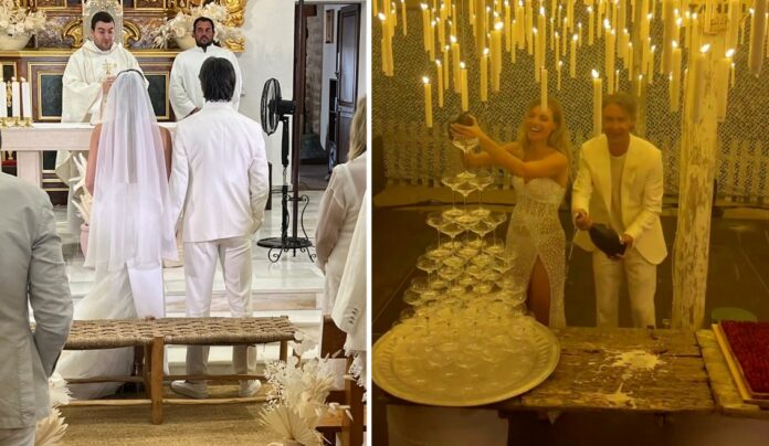 Filippo Inzaghi ha sposato la madre dei suoi figli: white party a Formentera