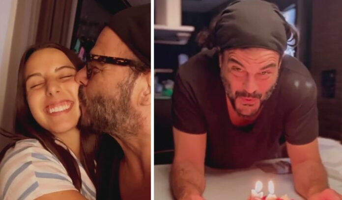 Francesco Renga compie 56 anni, il gesto dei figli gli scalda il cuore: Jolanda e Leonardo gli regalano una piccola torta con candeline