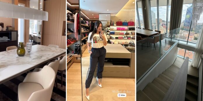 ''Ho unito 4 appartamenti, è l'attico più bello di Milano'': Wanda Nara mostra la sua super casa meneghina e svela molti dettagli