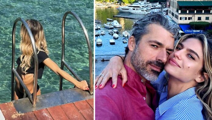 Luca Argentero e Cristina Marino festeggiano tre anni di matrimonio a Portofino