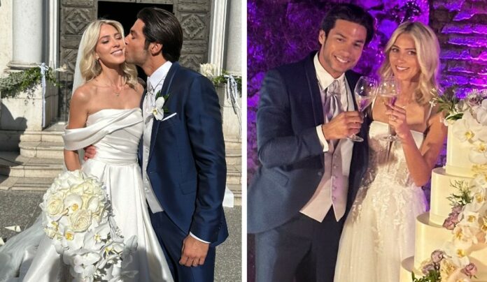Le foto delle nozze vip dell'ex gieffino vip Andrea Denver tornato in Italia per sposare la modella Lexi Sudin
