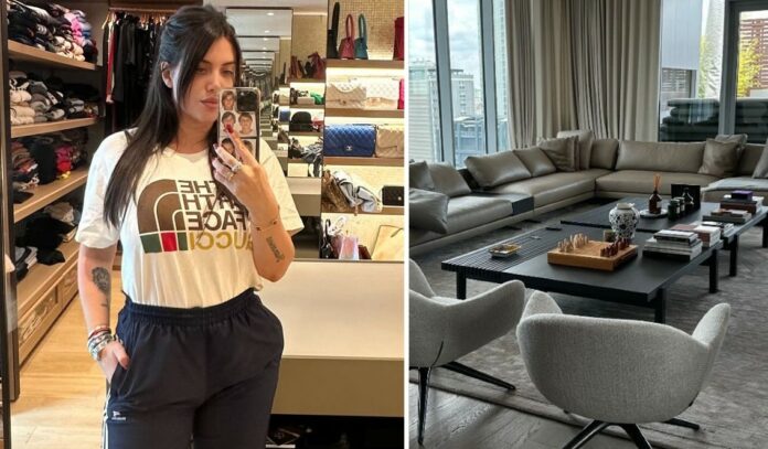 Wanda Nara mostra il suo super attico milanese e spiega tutti i dettagli costosi
