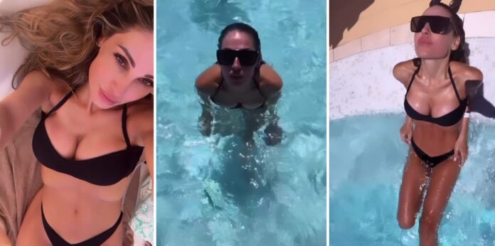 Dopo la rottura col giovane modello, Anna Tatangelo riparte dalla vacanza hot in Spagna: la cantante sfoggia bikini da capogiro