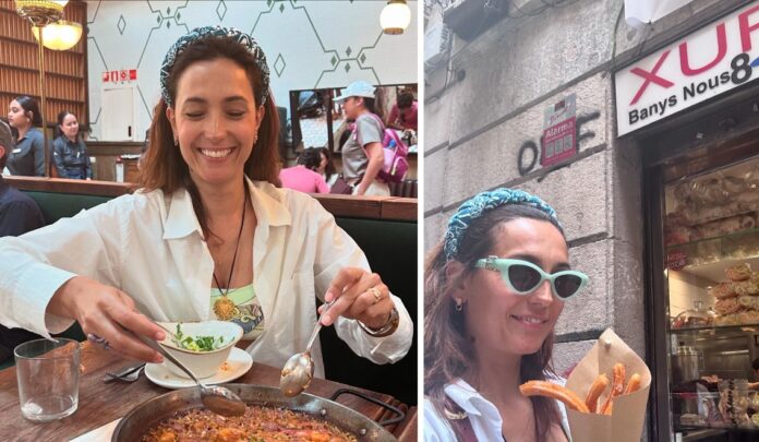 Caterina Balivo vola a Barcellona e impazzisce per la cucina spagnola