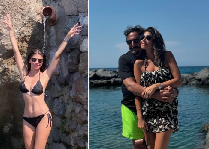 Enrico Brignano e Flora Canto in vacanza a Ischia