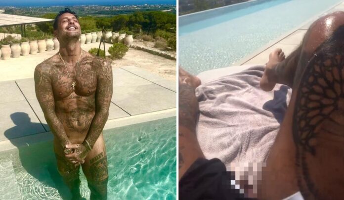 Fabrizio Corona pubblica per sbaglio un video in cui si vedono chiaramente le sue parti intime? Le immagini dalla Sicilia con i genitali al sole