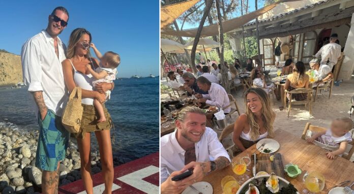 Continua la luna di miele a Ibiza di Diletta Leotta e Loris Karius con la loro piccola Aria: nuove foto tra mare, sport e cucina