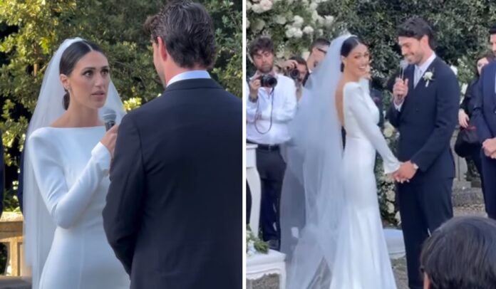 Le promesse pronunciate da Cecilia Rodriguez e Ignazio Moser durante il matrimonio