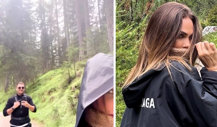 Ilary Blasi e il fidanzato Bastian Muller dal mare alla montagna, sempre insieme: le immagini