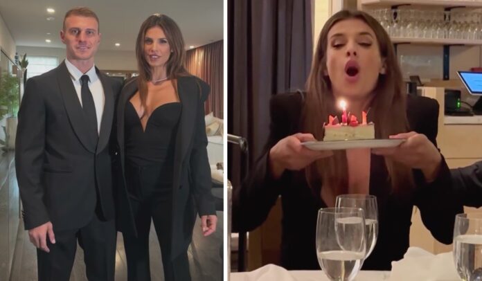 Elisabetta Canalis festeggia il compleanno a Los Angeles con il fidanzato