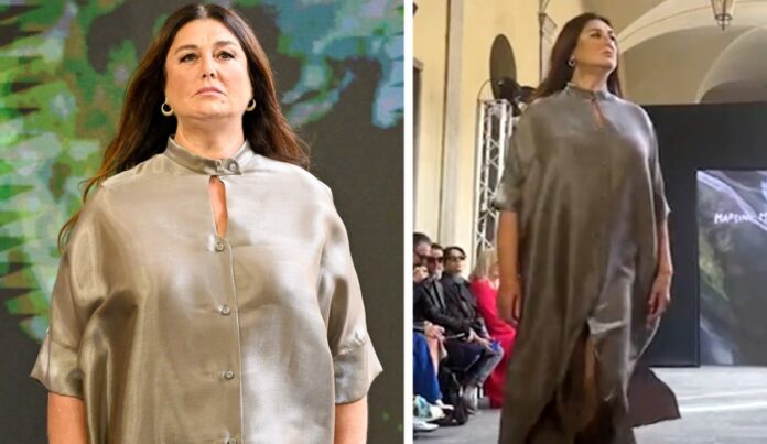Veronica Cozzani, mamma di Belen e Cecilia Rodriguez, diventa modella per un giorno alla Milano Fashion Week