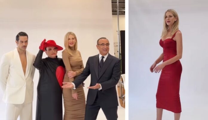 Alessia Marcuzzi è pronta per Sanremo 2025