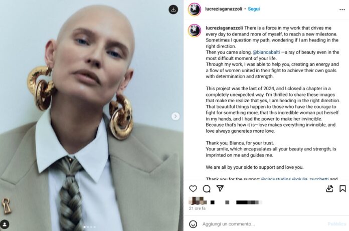 ''Con cicatrice sullo stomaco e senza capelli, non incarno lo stereotipo della modella'': la paura di Bianca Balti dopo diagnosi di tumore