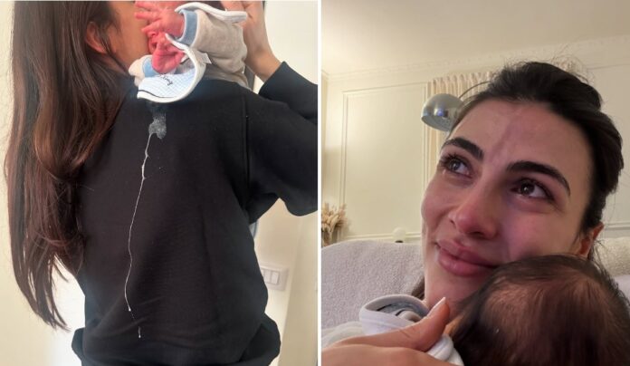 Giulia Salemi, neomamma di Kian, pubblica emozionanti immagini inedite della sua prima esperienza con la maternità: guarda