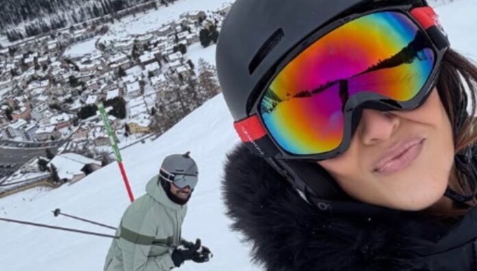 Giorgia Palmas e Filippo Magnini in settimana bianca a Saint Moritz