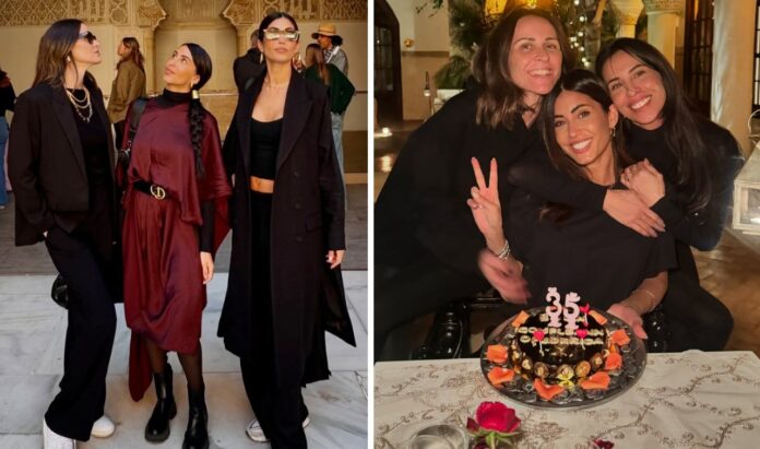 Federica Nargi a Marrakesh con le amiche per il compleanno