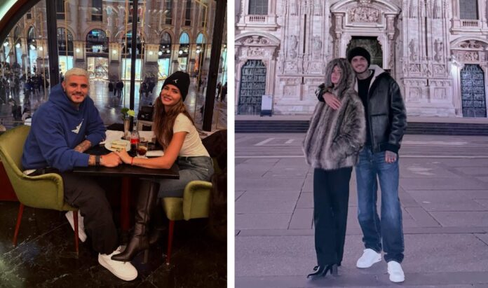 Mauro Icardi porta la nuova fidanzata China Suarez a Milano: foto d'amore nel capoluogo meneghino