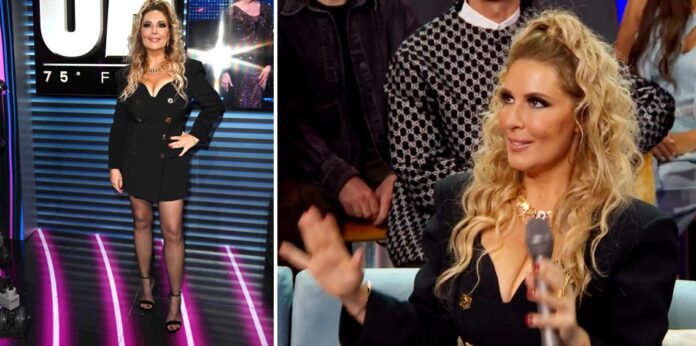 Selvaggia Lucarelli a Sanremo dopo l’importante dimagrimento degli ultimi mesi: foto