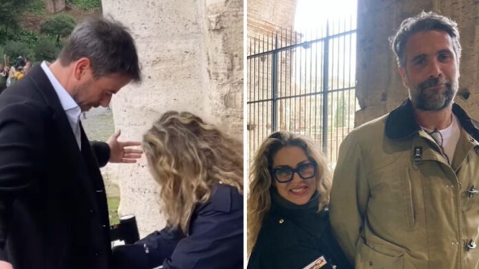 Eleonora Cecere di 'Non è la Rai' oggi lavora come guardia giurata al Colosseo: l'incontro con gli ex coinquilini del GF a Roma