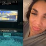 Elettra Lamborghini in lacrime mentre vede Titanic