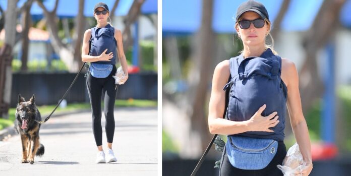 Gisele Bundchen, prima paparazzata col figlio neonato a Miami: guarda 