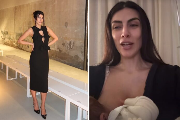 Giulia Salemi neomamma alla Fashion Week