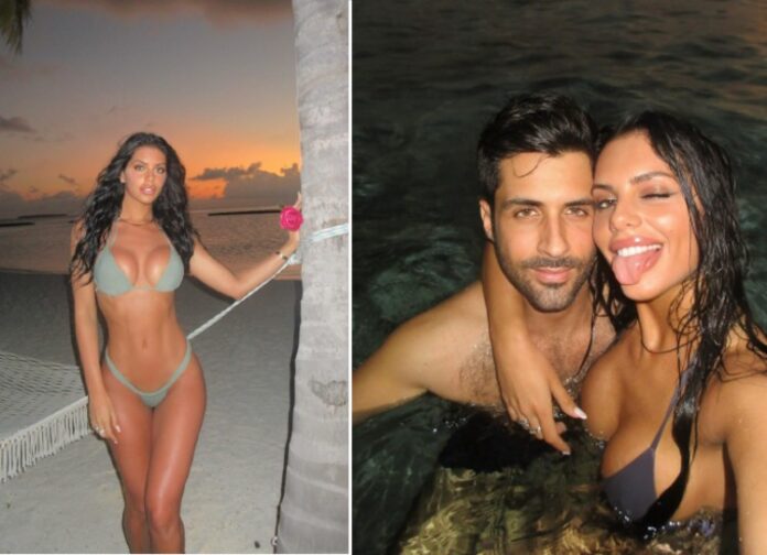 Antonella Fiordelisi vola alle Maldive con Giulio Fratini