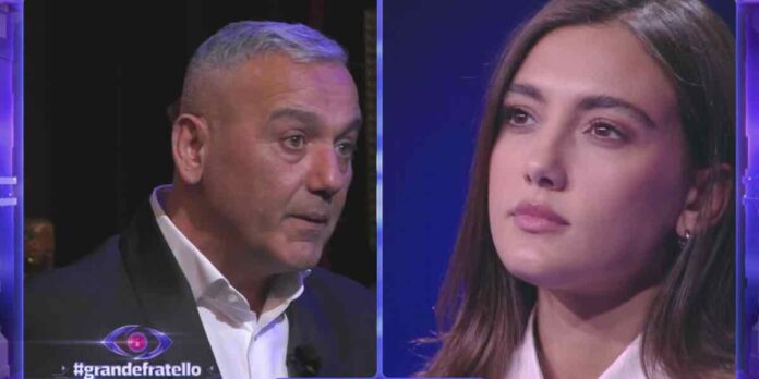 Grande Fratello, il confronto di Zeudi con il padre