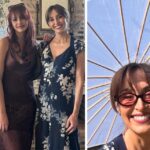 Benedetta Parodi e le figlie Matilde ed Eleonora elegantissime in Sudafrica per il matrimonio di un parente: guarda