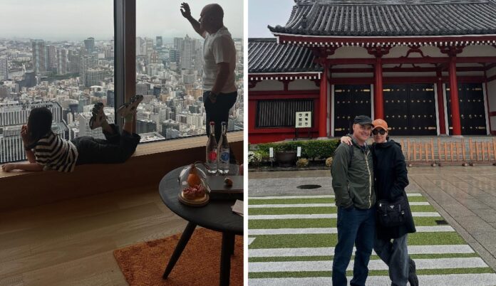 Luca Zingaretti e Luisa Ranieri si regalano una vacanza da sogno in Giappone per il break di primavera: guardali a Tokyo