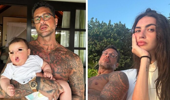Le foto delle vacanze alle Maldive di Fabrizio Corona con la compagna Sara Barbieri e il figlio Thiago