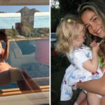 Diletta Leotta fa il primo bagno in mare in Sicilia
