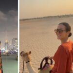 Giorgia Palmas e Filippo Magnini festeggiano 4 anni di matrimonio a Dubai