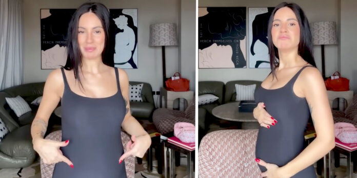 ''La pancia ora è più piccola!'': Giulia De Lellis incinta fa una strana considerazione
