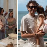 Valentino Rossi e Francesca Sofia Novello festeggiano il battesimo della secondogenita Gabriella con un pranzo elegantissimo al mare in Romagna