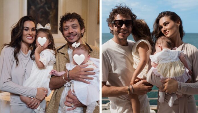Le foto del battesimo della figlia di Valentino Rossi in Romagna