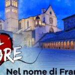 Con il cuore nel nome di Francesco con scritta