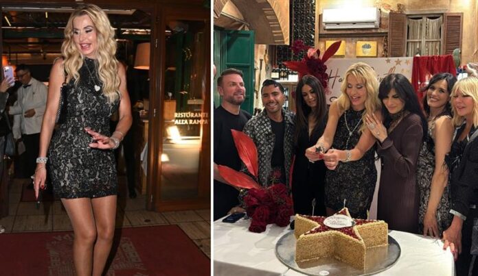 Le foto del super party per i 58 anni di Valeria Marini con tantissime amiche vip